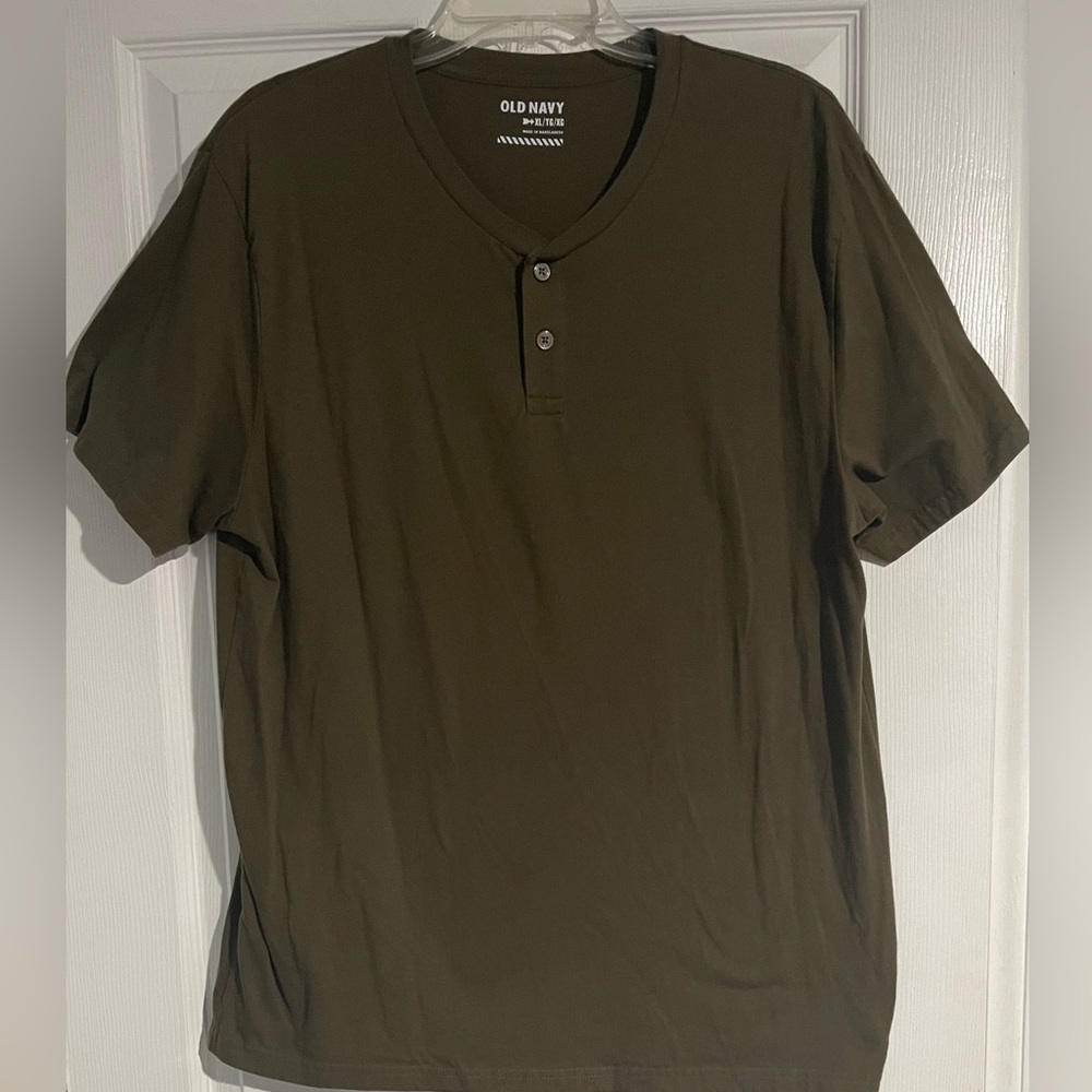 Old Navy Men’s Henley Shirt, XL,TG, XG